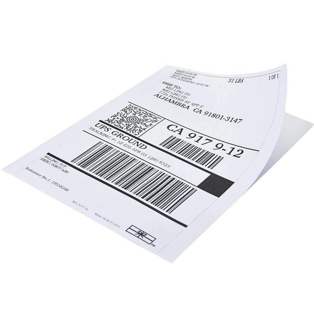 بە کۆمەڵ 4×6 پێچانی لەیبڵی گەرمی راستەوخۆ