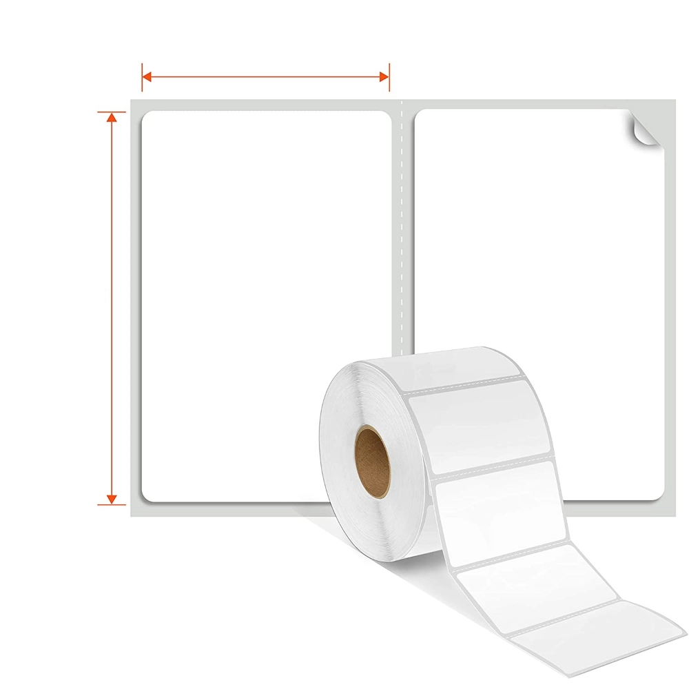 38x28 ملم پێچانی لەیبڵی گەرمی راستەوخۆ