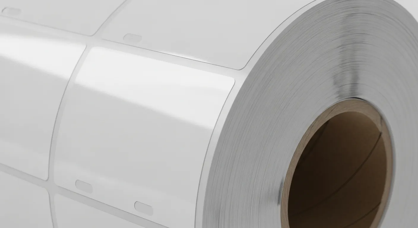 کاغەزی لەیبڵی گەرمی ڕووپۆشکراوی سەرەوە