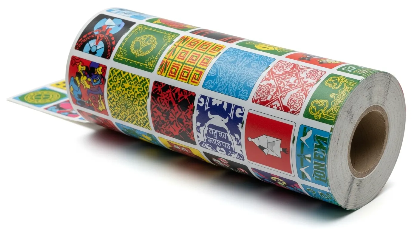 کاغەزی گەرمی چاپکراوی ڕەنگاوڕەنگ