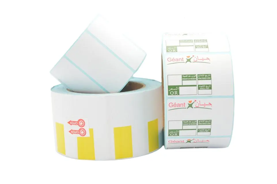 لەیبڵی گەرمی چاپکراوی ئاسایی